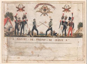 Brevet-de-prevot--1817_Bordeaux